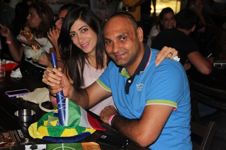 Brazil VS Cameroon at Beirut Fan Park